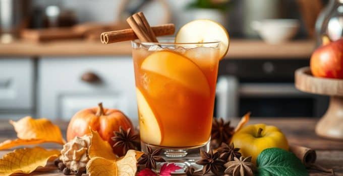 Apple Spiced Punch Mocktail