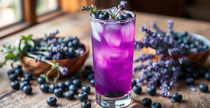 Blueberry Lavender Mocktail