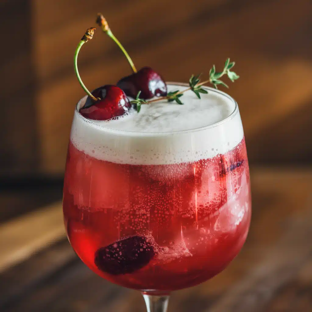 Cherry Vanilla Fizz Mocktail