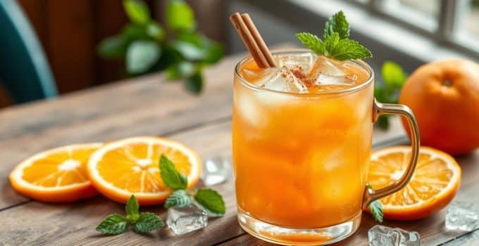 Cinnamon Orange Mule Mocktail