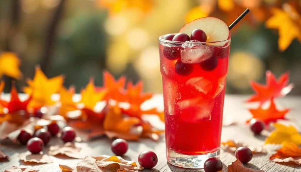 Cranberry Apple Cider Mocktail