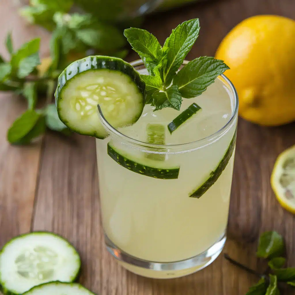 Cucumber Mint Lemonade Mocktail