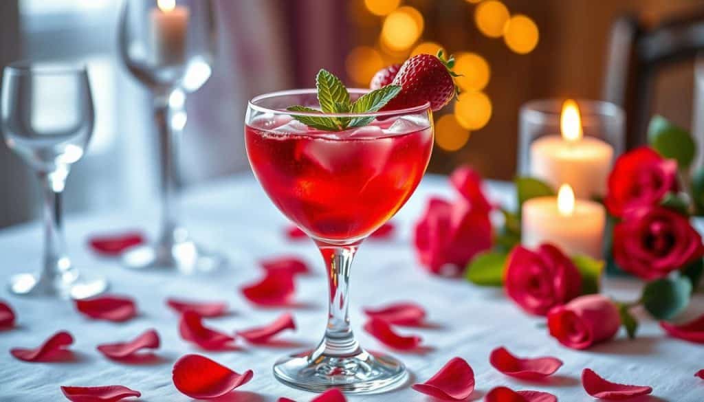 Cupid's Kiss Mocktail for Valentine's Day