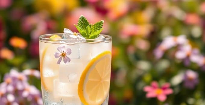 Elderflower Spritz Mocktail