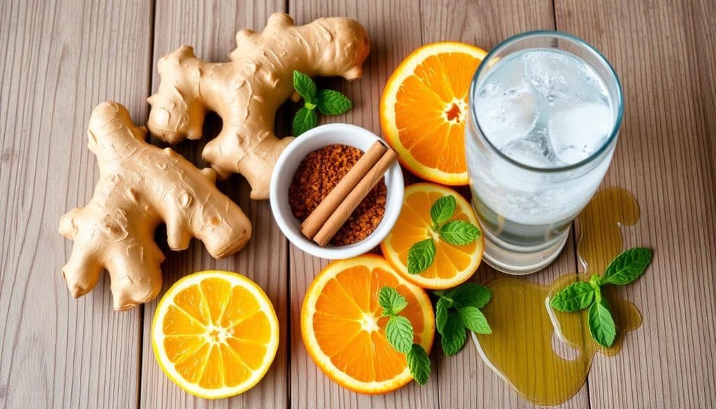 Ginger Snap Mocktail ingredients