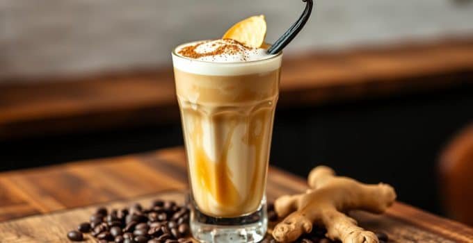 Ginger Vanilla Latte Mocktail