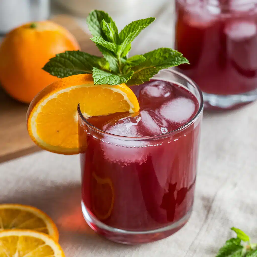 Hibiscus Honey Mocktail