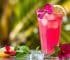 Hibiscus Pink Lemonade Mocktail