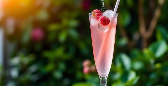 Lychee Rose Mocktail