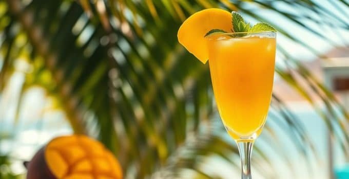 Mango Spritz Mocktail