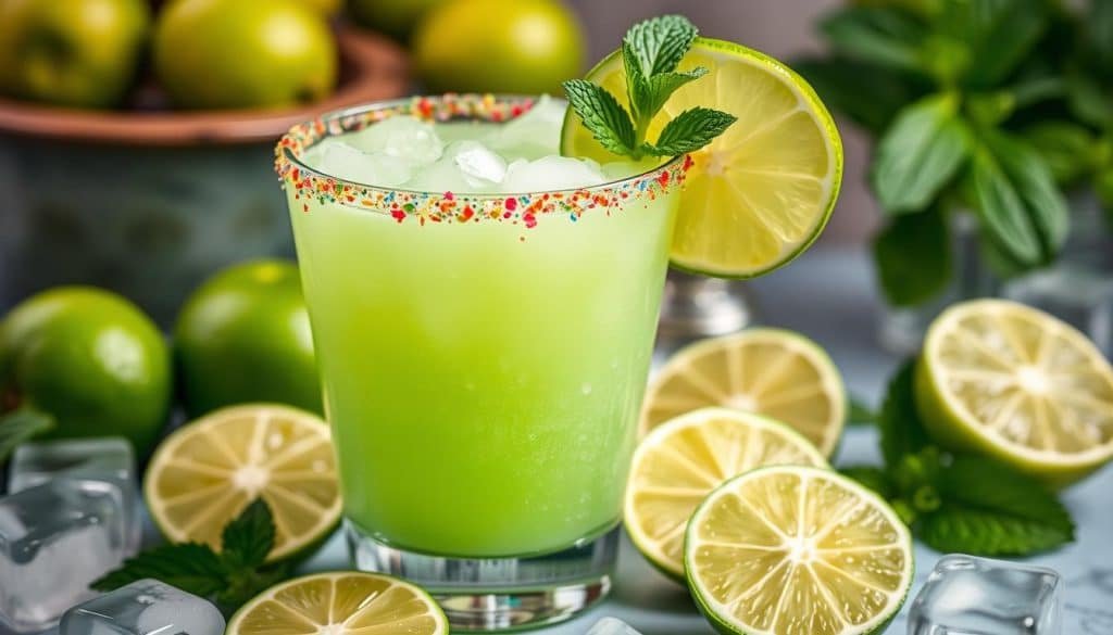 Mockarita showcasing a non-alcoholic margarita mocktail