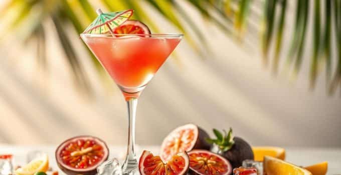 Passionfruit Martini Mocktail