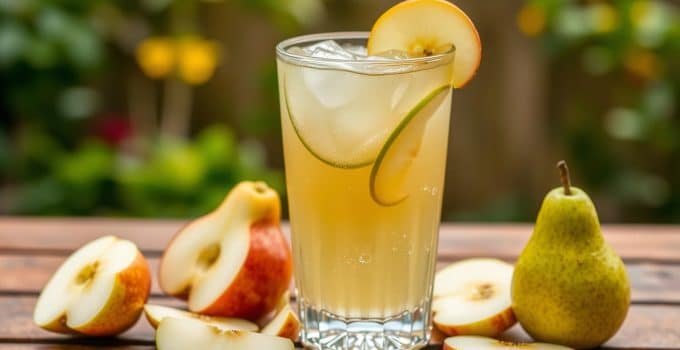 Pear Apple Mocktail