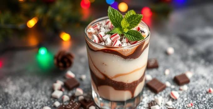 Peppermint Bark Mocktail