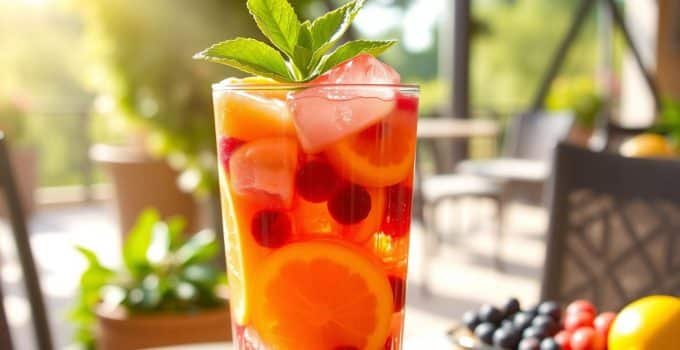 Sangria Punch Mocktail