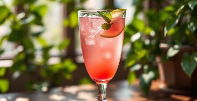 Sparkling Rose Mocktail