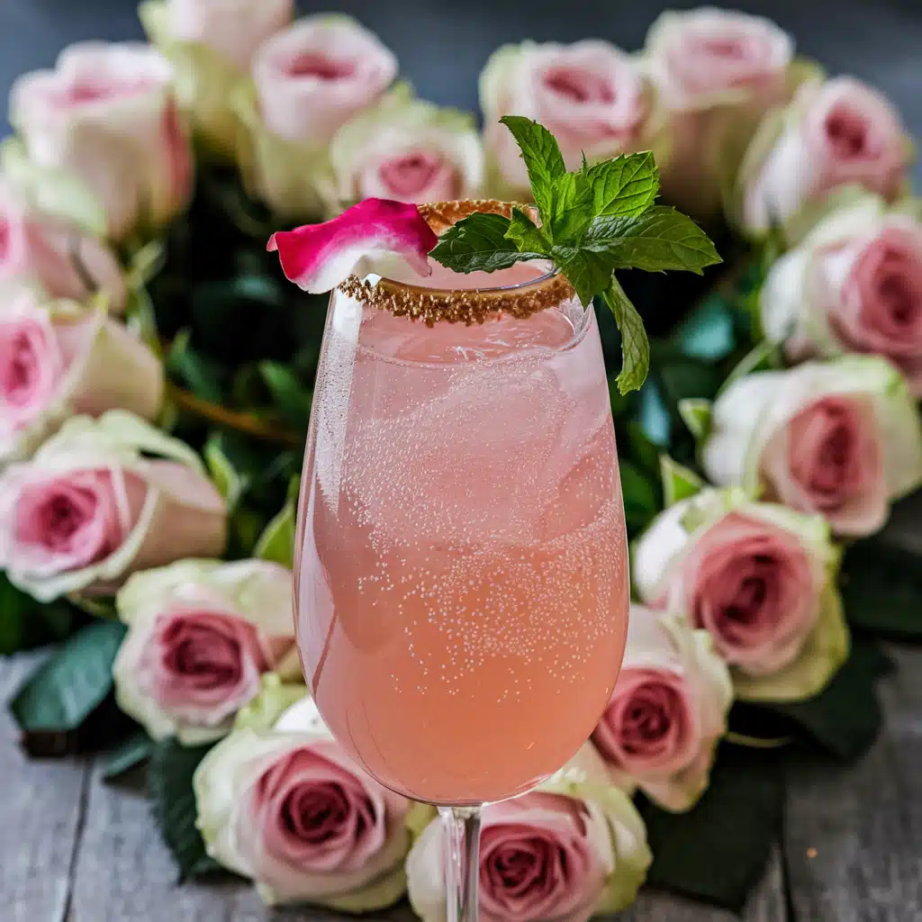 Sparkling Rose Mocktail