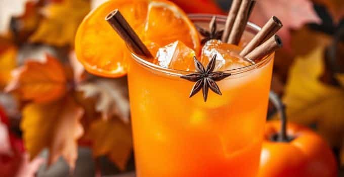 Spiced Persimmon Mocktail