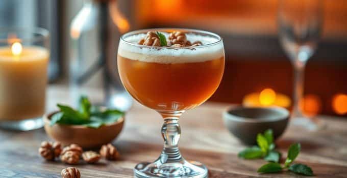 Toasted Walnut Mocktail