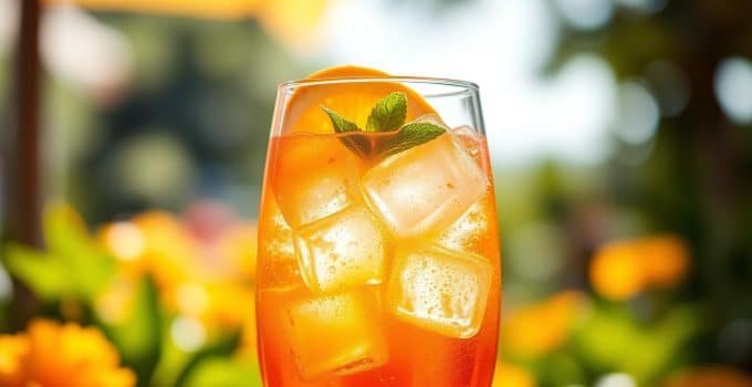 Virgin Aperol Spritz Mocktail