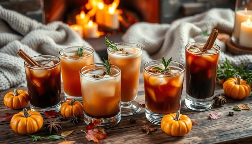 cozy cocktails with seasonal flavors