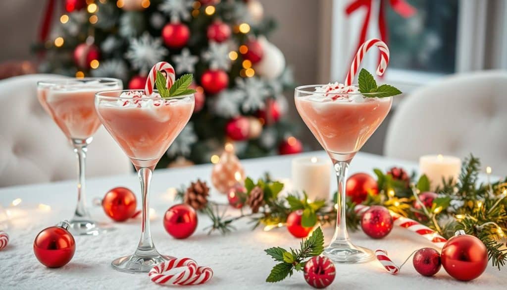 creative Christmas mocktail serving ideas