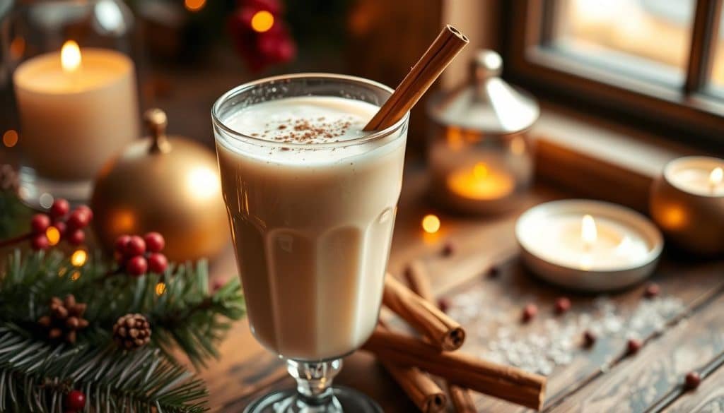 eggnog chai mocktail