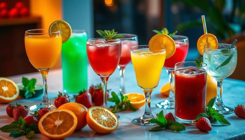 fruit mocktails