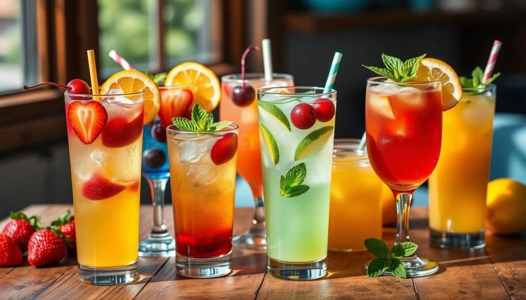 fruity mocktails