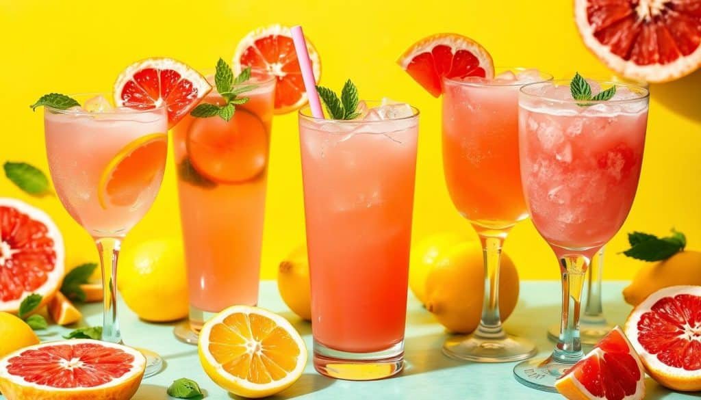 grapefruit mocktails