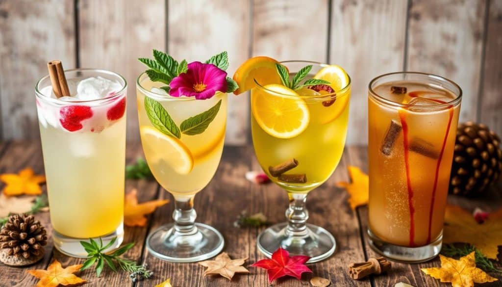 seasonal mocktail variations