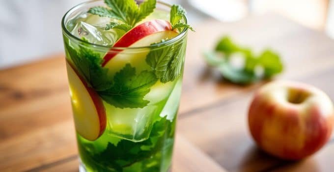 Apple Kale Mocktail