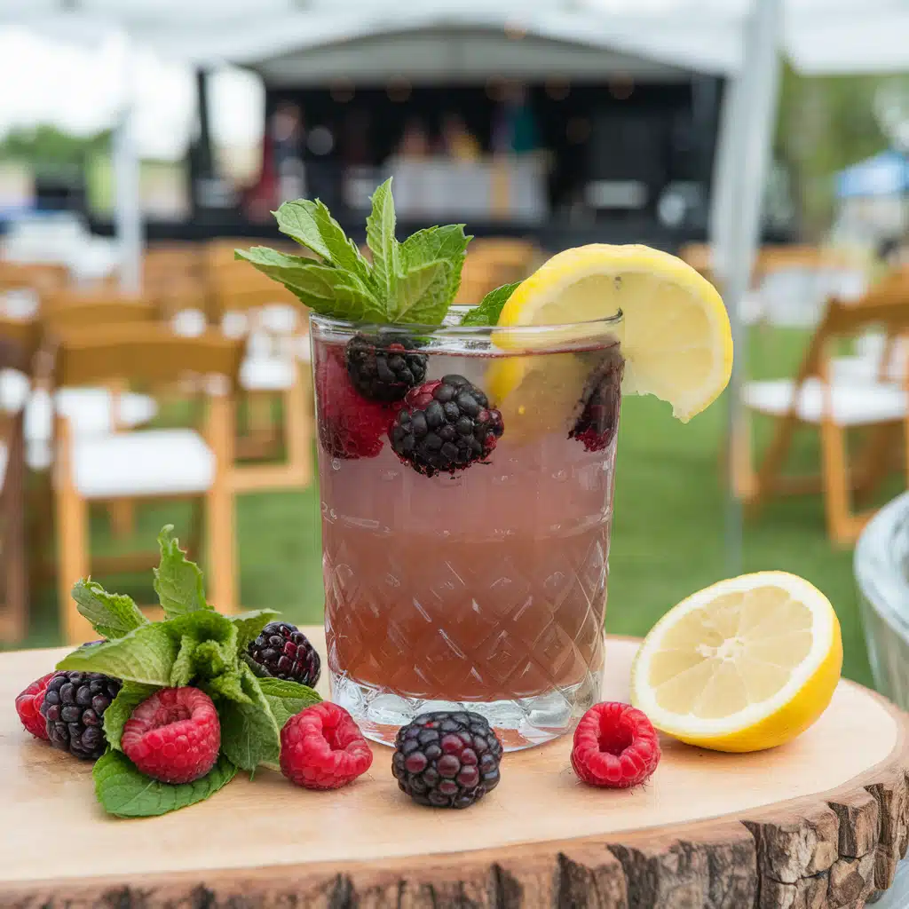 Berry Mint Spritz Mocktail