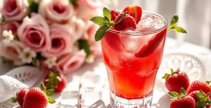 Berry Wedding Punch Mocktail