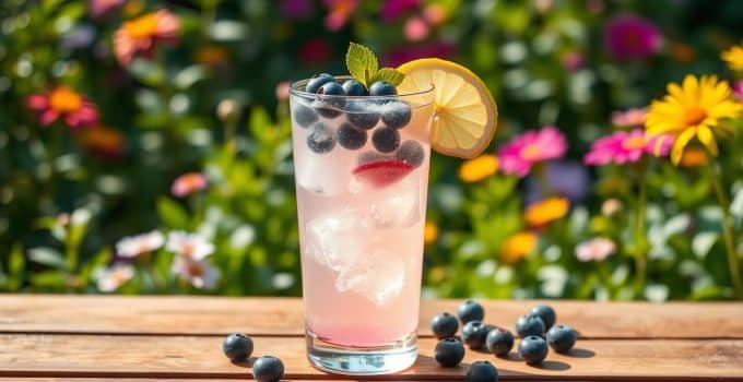 Blueberry Lemonade Mocktail