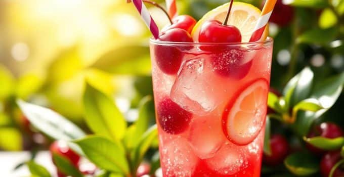 Cherry Lemon Mocktail