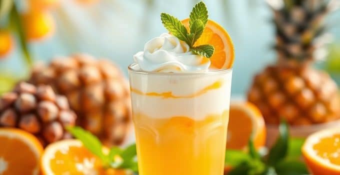 Creamy Orange Dream Mocktail