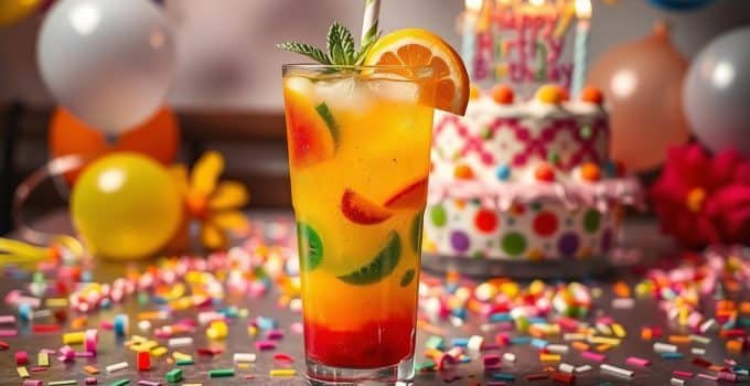 Fizzy Birthday Bash Mocktail