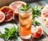 Grapefruit Mint Mocktail