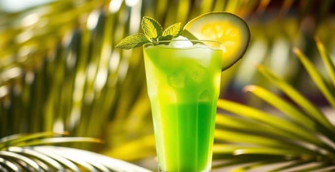 Green Melon Mocktail