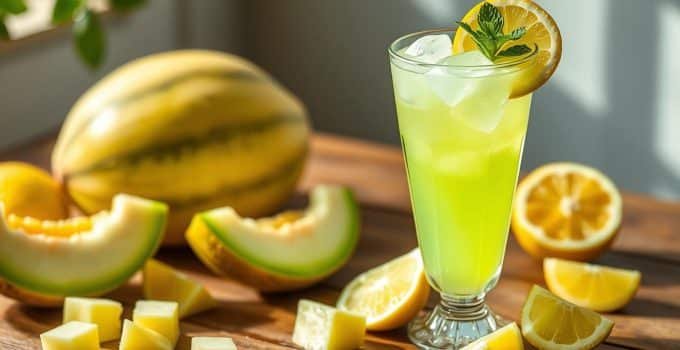 Honeydew Lemon Mocktail