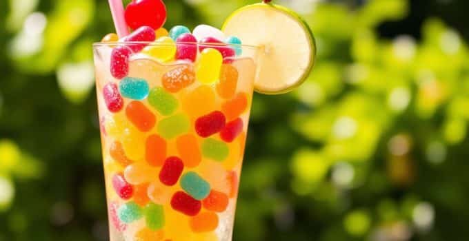 Jelly Bean Fizz Mocktail