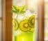 Kiwi Cucumber Sparkler Mocktail