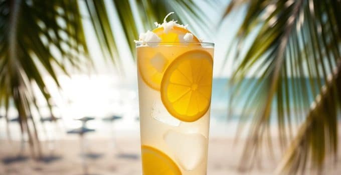 Lemon Coconut Mocktail