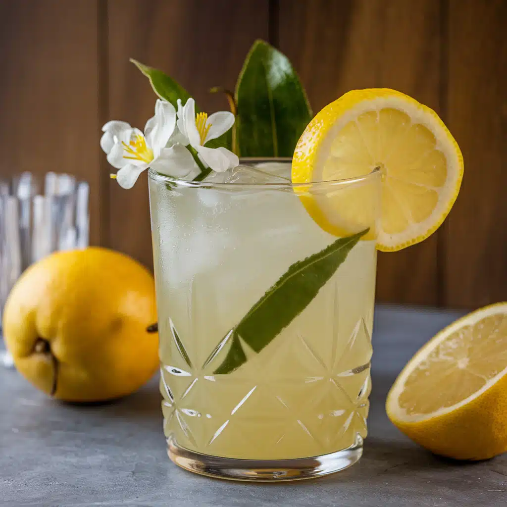 Lemon Jasmine Pear Mocktail