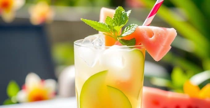 Melon Breeze Mocktail