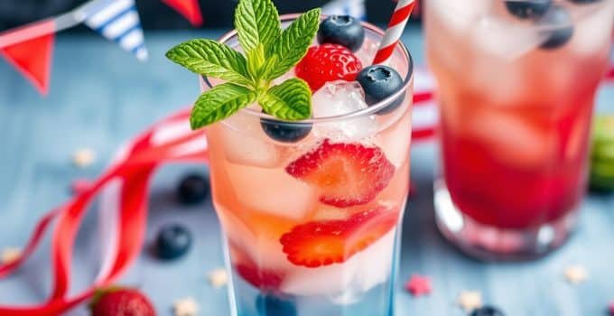 Patriotic Punch Mocktail