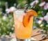 Peach Lavender Fizz Mocktail