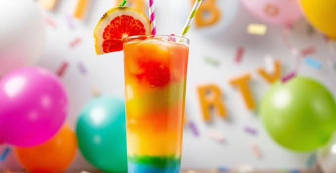 Rainbow Party Cooler Mocktail