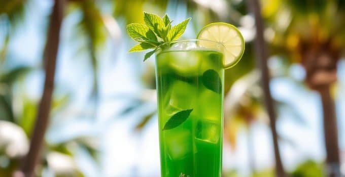 Spinach Mint Cooler Mocktail